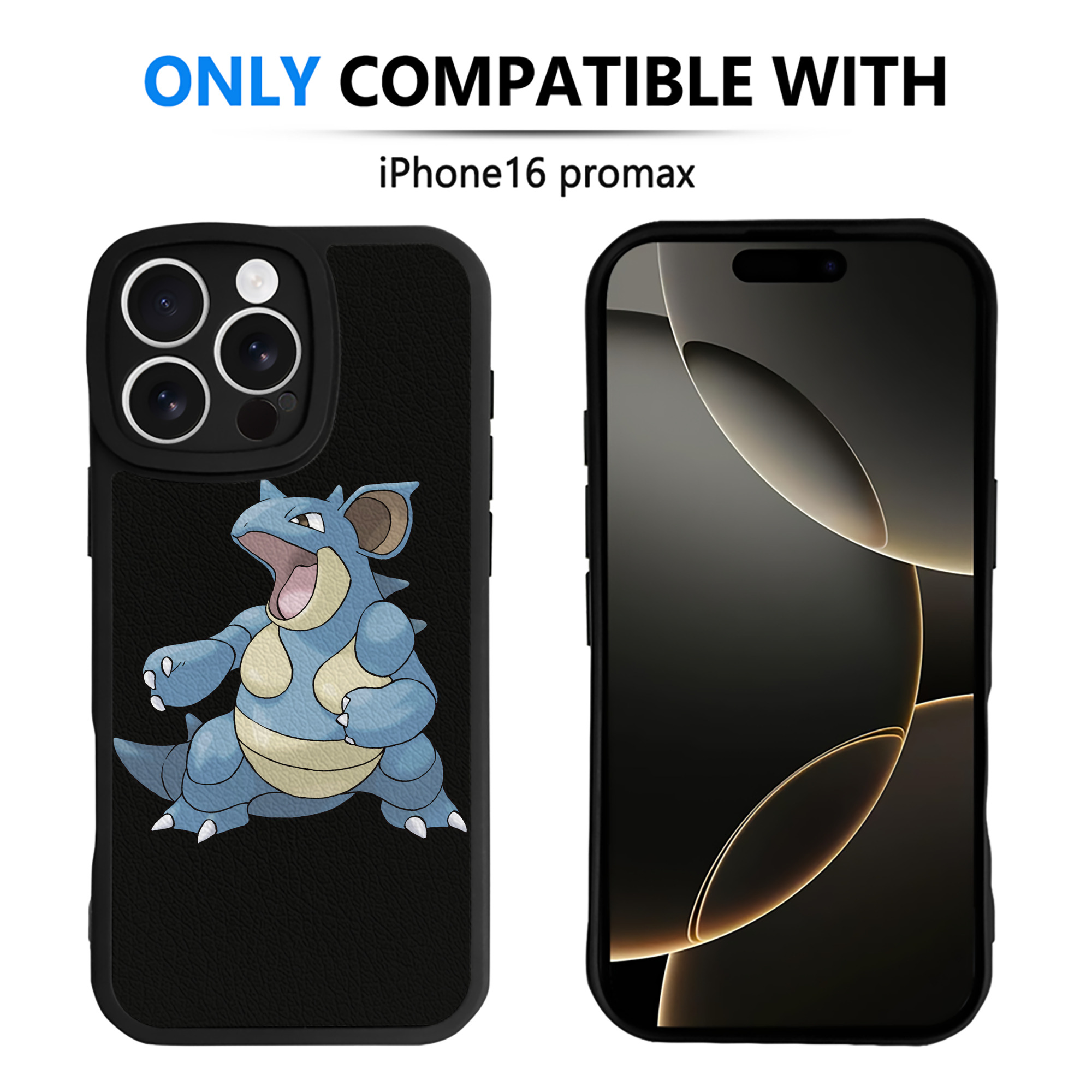 （画像用） ポケットモンスター Pokémon 【iPhone 16シリーズ対応】シリコンスマホケース（レザー調） 材質：シリコン